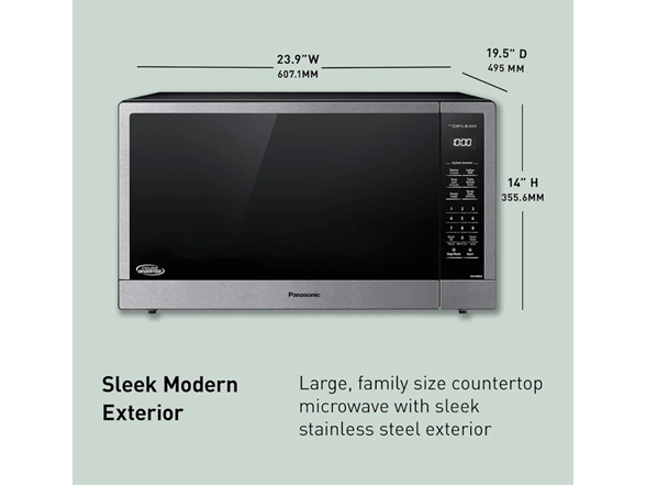 Panasonic NN-SN98JS 2.2 cu ft 2.2 cu. ft. Countertop Microwave
