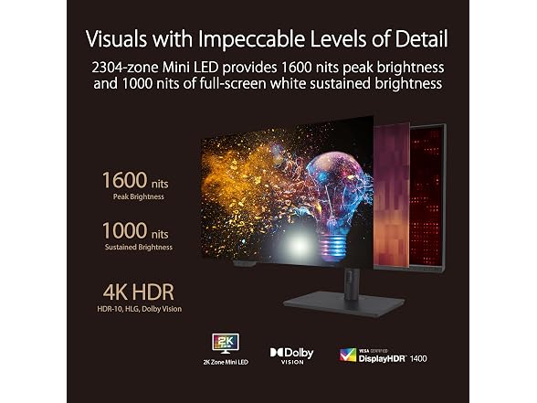 ASUS ProArt PA32UCXR 32" Mini-LED Professional Display Monitor