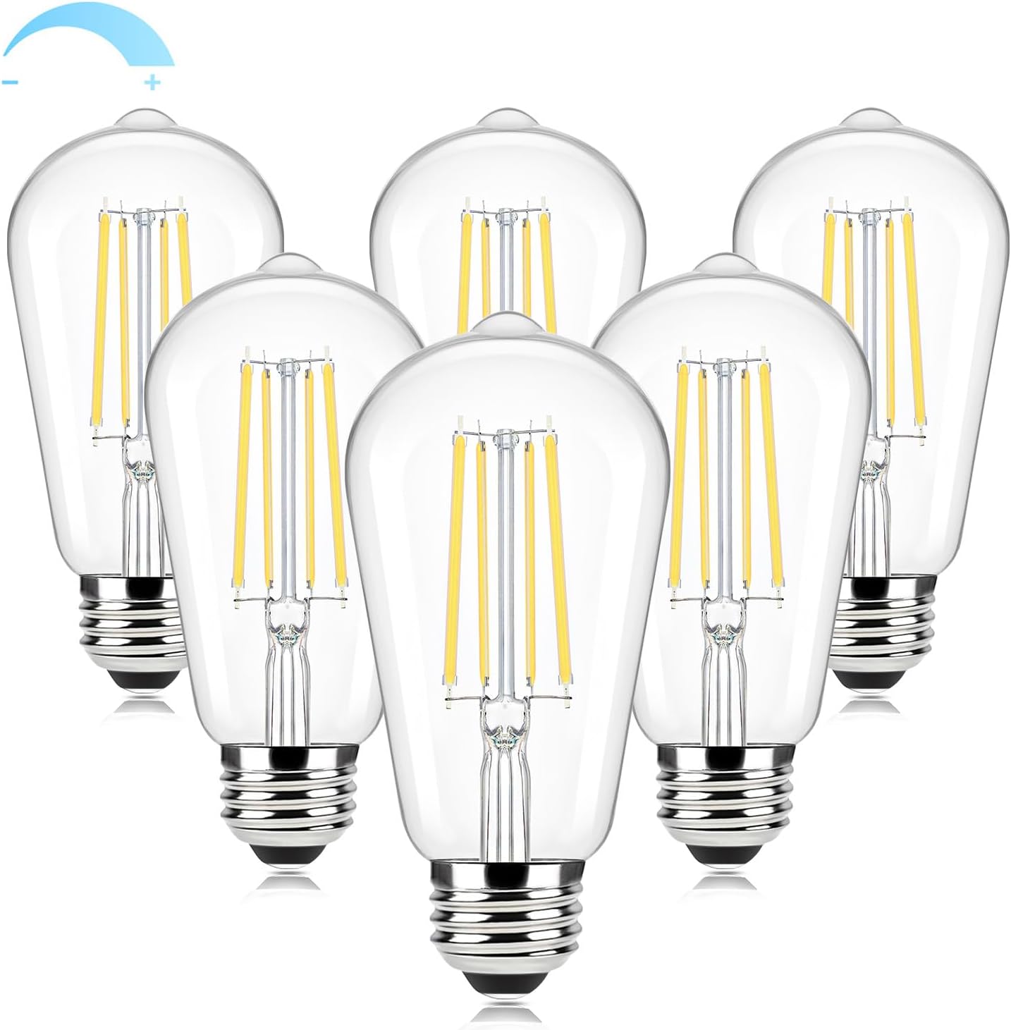 Brightever Dimmable LED Light Bulbs 60W Equivalent - Gallery 13
