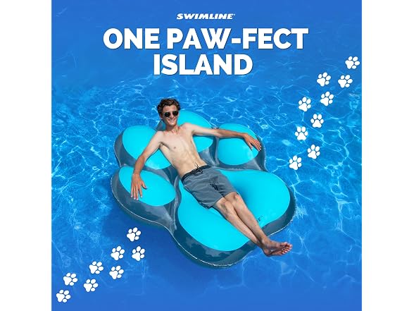 SWIMLINE Pet Pawprint Pool Float