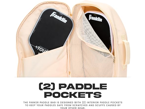 Franklin Sports Parker Pickleball Paddle Bag Backpack