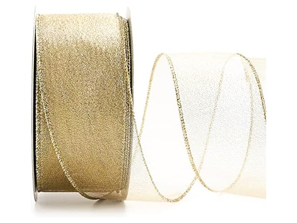 ALTIER 2.5 In x 40 Yd Light Gold Metallic