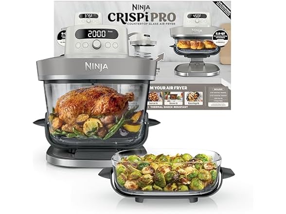Ninja Crispi Pro 6-in-1 Glass Air Fryer - Gallery 3