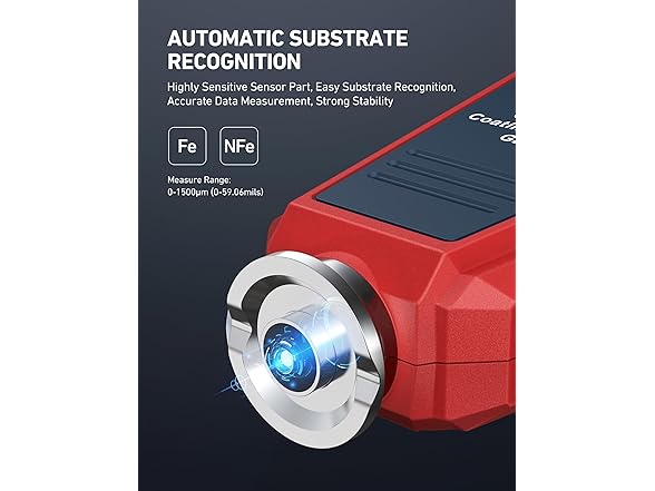 AstroAI CT1500G AstroAI Paint Thickness Gauge for Car 