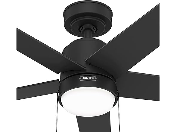 52" Hunter Fan w/Light Kit & Pull Chain