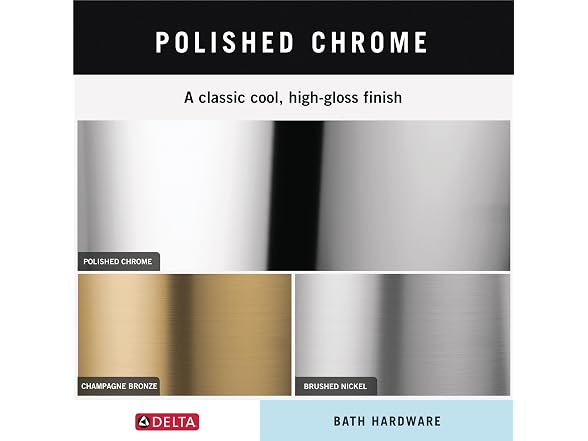 Delta Pivoting Toilet Paper Holder | Polished Chrome