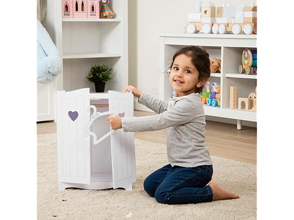 Melissa & Doug Mine to Love Wooden Play Armoire