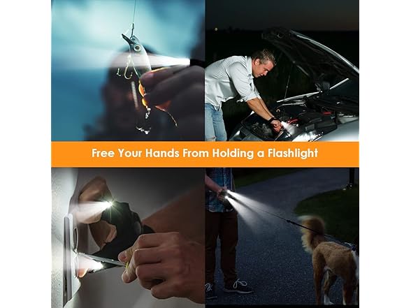 HANPURE Rechargeable Flashlight Gloves