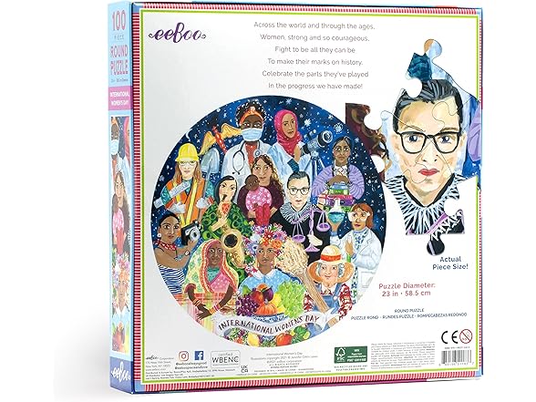 International Women's Day Round Puzzle