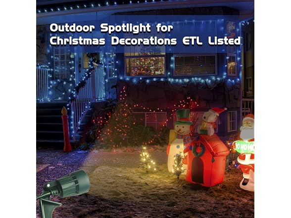 AizzKry Outdoor Spotlight Plug in