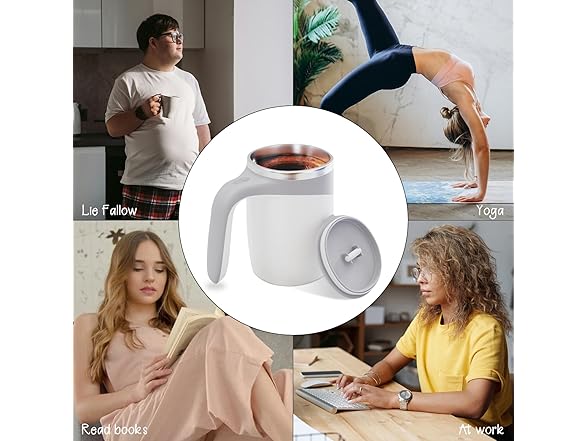 Automatic Magnetic Stirring Coffee Mug