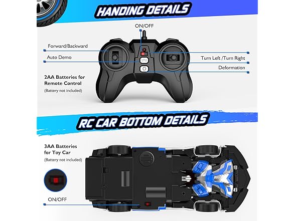 Blue Transforming Police Car