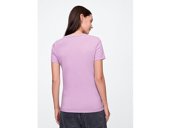 GAP Women Short Sleeve Ribbed Tee