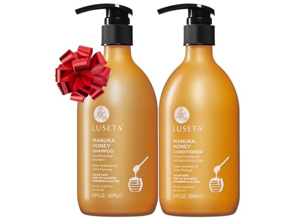 L LUSETA Manuka Honey Shampoo & Conditioner