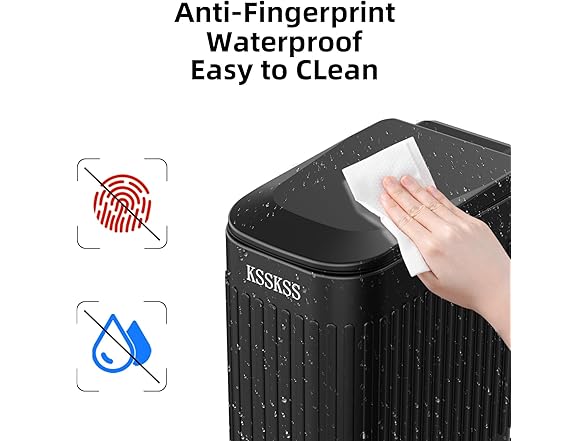 KSSKSS Small Bathroom Trash Can