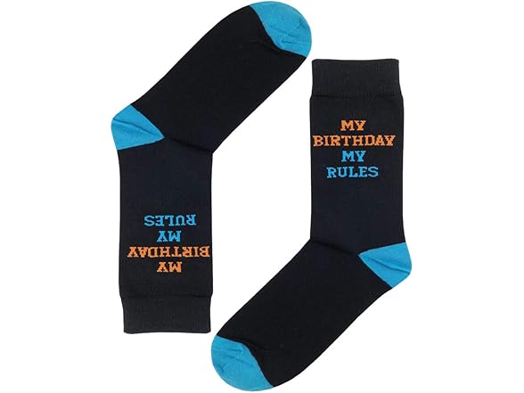 KoolHour Mens Birthday Gift Socks, KoolHour Crazy
