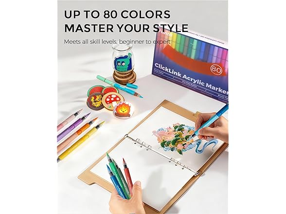 Funto ClickLink Acrylic Paint Markers