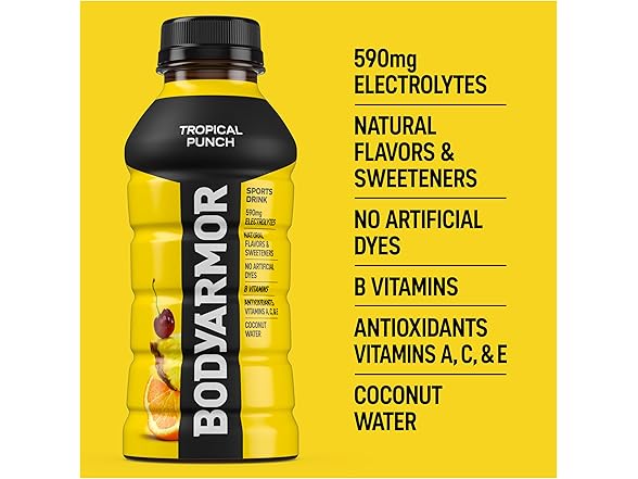 8PK BODYARMOR Sports Drink, Tropical Punch