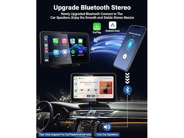 7" CarPlay Screen w/ Mirror Link