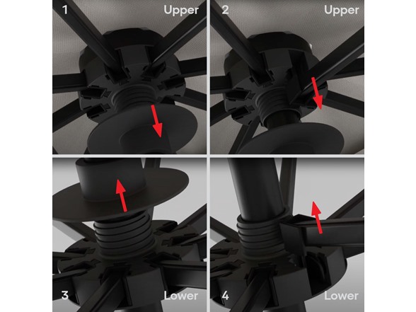 Above QuickSwap 2, 9 FT Umbrella -Choose Color