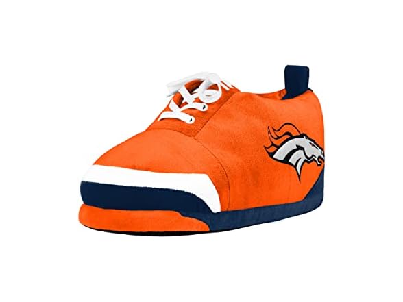 NFL Broncos Plush Sneaker Slipper