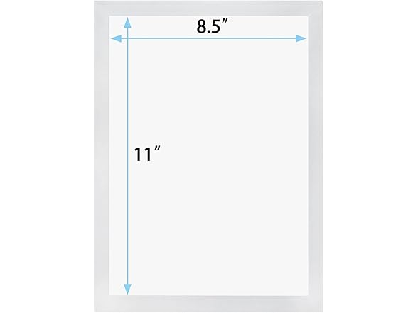 JIUYE 8.5x11 Magnetic Sign Holder