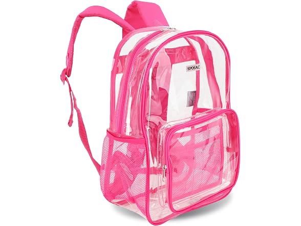 Sposac Medium Clear Backpack