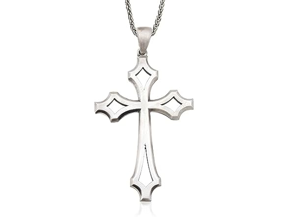 bysilvergates Cross Necklace for Men 925