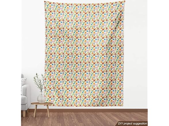 Ambesonne Robot Fabric by The Yard