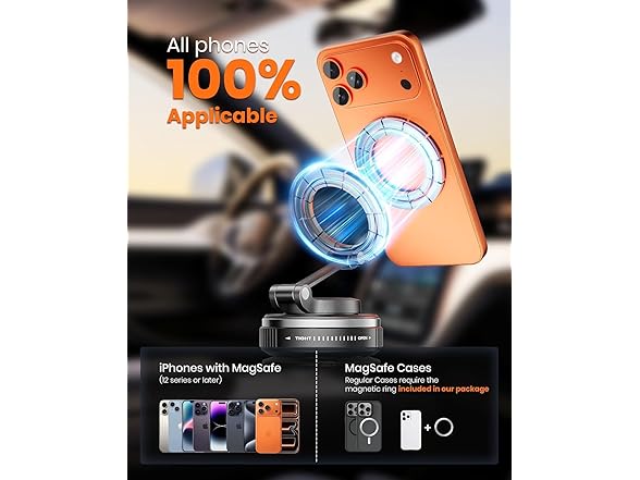 Boowe Magnetic Phone Holder for Car