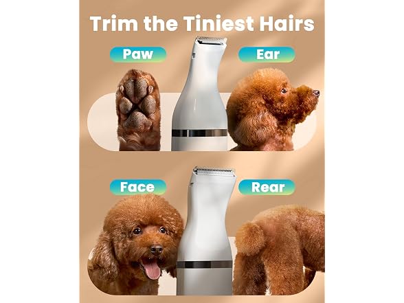 Cordless Dog Trimmer Double Blade