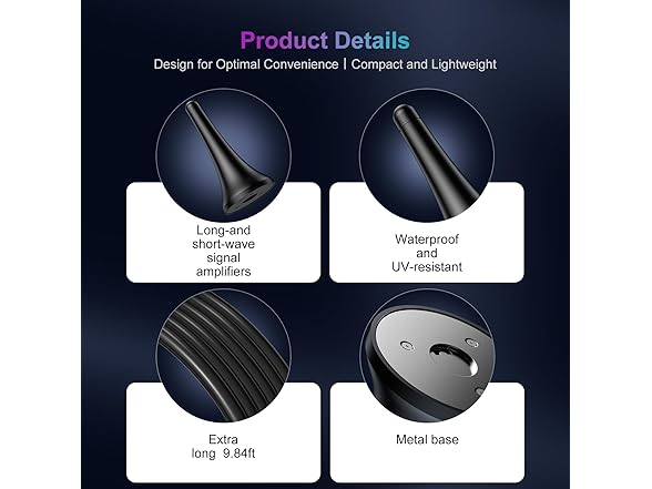 QIRUOZ 4K TV Antenna