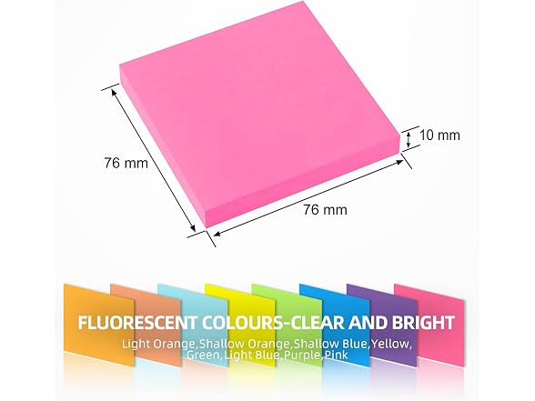 Qhou (8 Pads) Sticky Notes