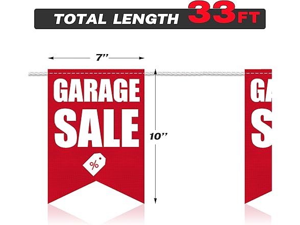 TRICEPLAY 33' Garage Sale Banner