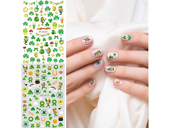 ONEUPIN St Patricks Day Nail Art