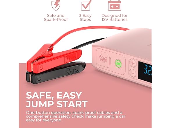 HALO Bolt Air+ 55500 Portable Powerbank & Car Battery Jump Starter