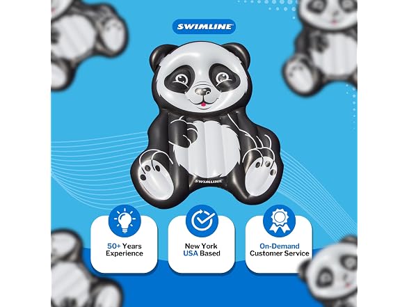 Swimline Inflatable Panda Pool Float