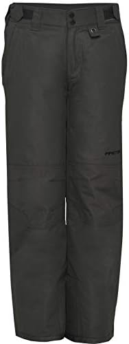 Arctix Kids Snow Pants with Reinforced Knees and Seat, Charcoal, Medium Husky