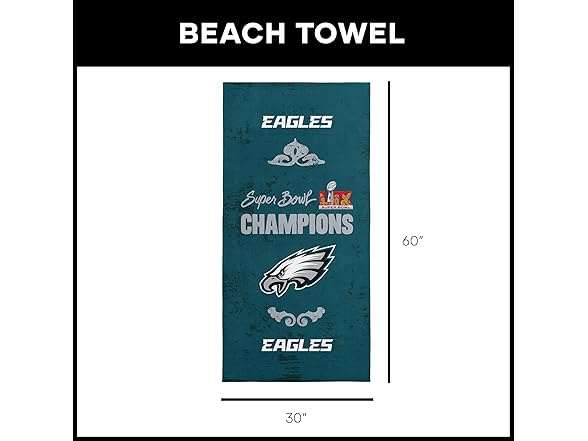 PHILADELPHIA EAGLES Super Bowl Towel