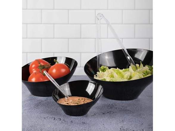 Angled Bowl Medium Black (1 Count)