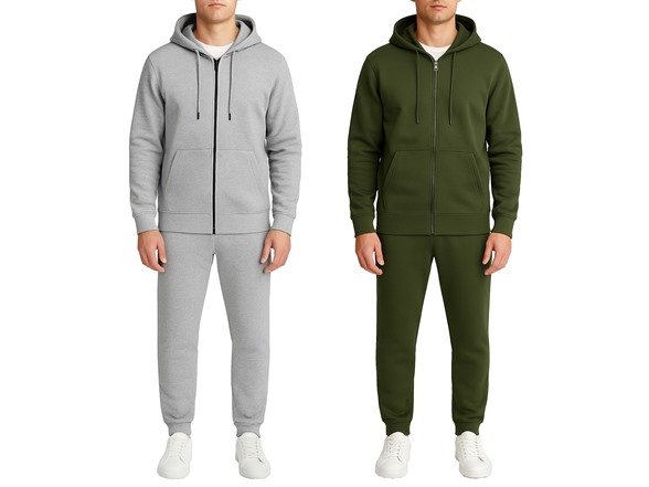 Heather Grey & Olive