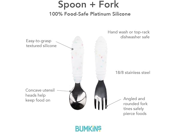 Bumkins Toddler Utensils, Your Choice