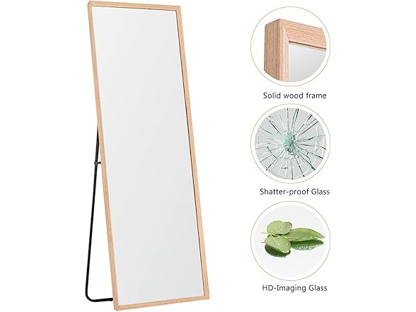 NeuType 65"x22" Full Length Mirror