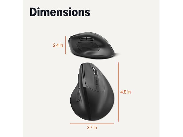 Amazon Basics 6-Button Vertical Wireless Mouse