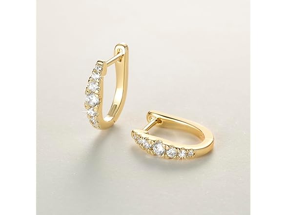 Verniflloga 14K Gold Hoop Earrings 16 mm