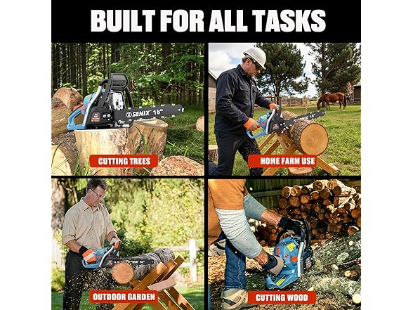 4-Cycle 18" Gas Chainsaw