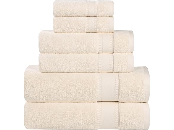 Superior 6PC Belmont Zero Twist Towel Set