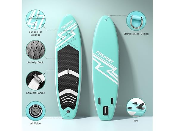 FBSPORT 11' Premium Stand Up Paddle Board