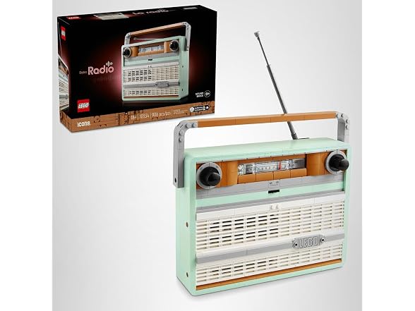 Lego Icons Retro Radio Building Set for Adults