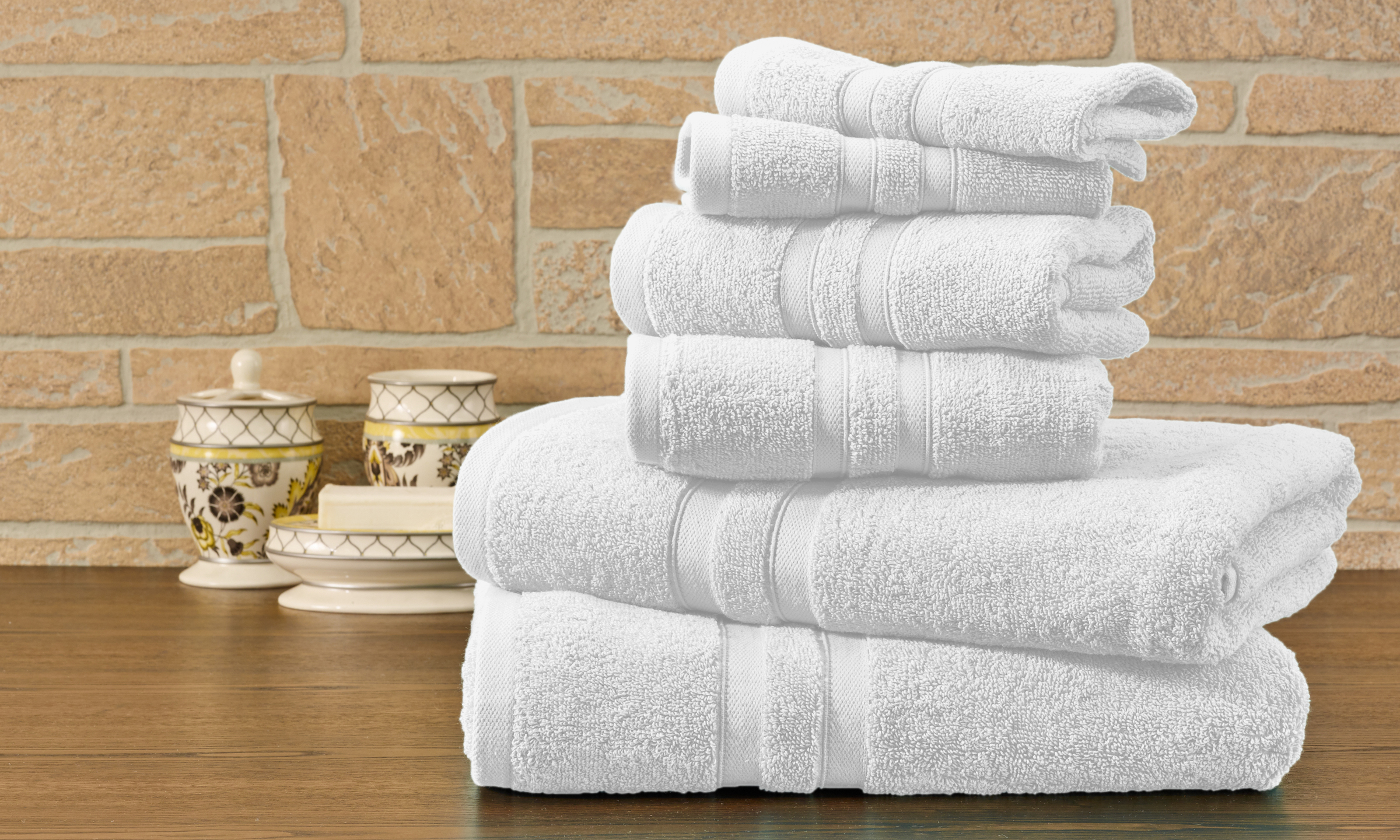 100% Egyptian Cotton 6-Piece Towel Set - Gallery 31